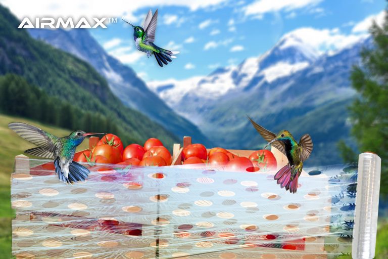 Airmax vented ventilated perforated stretch film